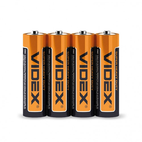 Батарейка Videx R6P/AA 4pcs SHRINK
