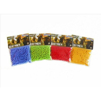Шарики для зброї (d=6mm. 500шт) в кульку 1-153 Colorplast