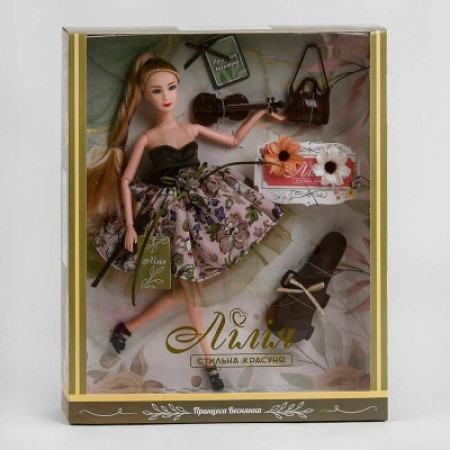 Кукла Лилия ТК 14659 (48/2) "TK Group", "Принцесса Веснянка", аксессуары, в коробке [Коробка]