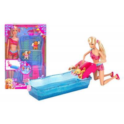 Лялька з ванною для купання собак, в коробці 68012 р.20,5*6,5*32,5см