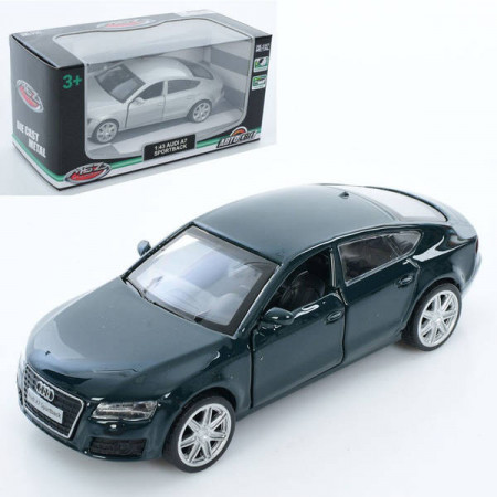 Машина AS-3028 АвтоСвіт,1:43,Audi A7,мет.,інерц.,відчин.двері,гум.колеса,2 кольори,кор.,14,5-7-6,5см
