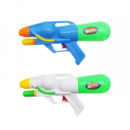 Водяний пістолет з насосом, 2 кольори, в кульку YS353 р.28*6.8*14см
