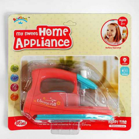 Праска 6604-2 (120/2) "Home Appliances", світло, звук, на батарейках, на листі