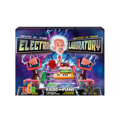Електронний конструктор "Electro Laboratory. Radio+Piano" Danko Toys ELab-01-03 Електронний конструктор "Electro Laboratory. Radio+Piano" Danko Toys ELab-01-03