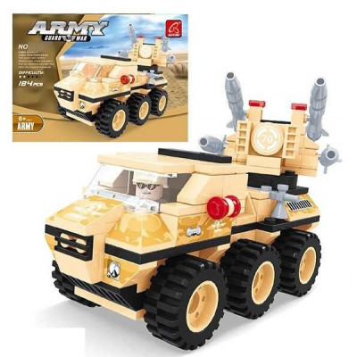 Конструктор AUSINI 22418 (48/2) "Броньована машина", 185 деталі, в коробці