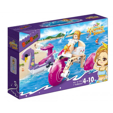 Конструкторт "Модний пляж" (135 елм.) Ігри на воді / Banbao 6155