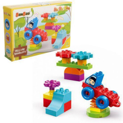 Конструктор "BanBaoZOO" (20 елм.) Дитячий майданчик / Banbao 9006 Конструктор "BanBaoZOO" (20 елм.) Дитячий майданчик / Banbao 9006