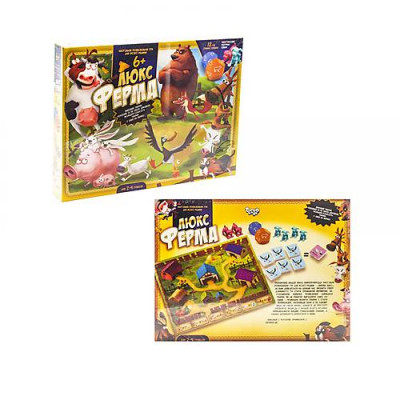 Гра велика настільна Ферма Люкс Danko toys G-FL-01-01 Гра велика настільна Ферма Люкс Danko toys G-FL-01-01