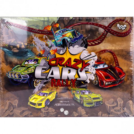 Настільна гра "Crazy Cars Race" DTG94R (20) "Danko Toys"