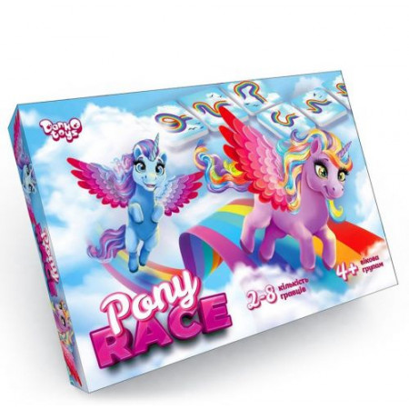 Настільна розважальна гра "Pony Race" G-PR-01-01 (10) "Danko Toys"