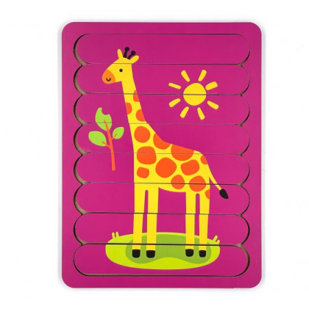 Пазл-вкладка, серія тварини Африки "Жираф"