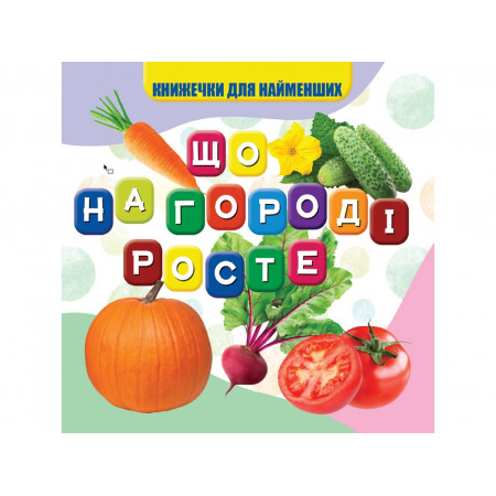 Моя перша книжка "Що росте на городі" (20) 9789669754462 "Jumbi"