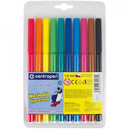 ФЛОМАСТЕРИ Centropen 7790/10 10 кольорів ФЛОМАСТЕРИ Centropen 7790/10 10 кольорів