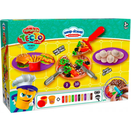 Тесто для лепки Master Do ШЕФ-ПОВАР средняя пицца. Danko toys TMD-10-01
