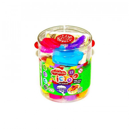 Тісто для ліпки Danko Toys Master-Do 12 кольорів TMD-01-06 Тісто для ліпки Danko Toys Master-Do 12 кольорів TMD-01-06