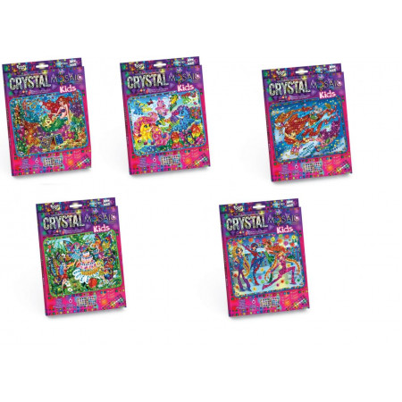 Набор для творчества "CRYSTAL MOSAIC KIDS" CRMk-01-01,02,03,04...10 видов (20) "ДАНКО ТОЙС" Набор для творчества "CRYSTAL MOSAIC KIDS" CRMk-01-01,02,03,04...10 видов (20) "ДАНКО ТОЙС"