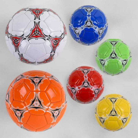 М'яч футбольний C 44751 (180) РОЗМІР №2, 6 видів, вага 100 грам, матеріал PVC, балон гумовий