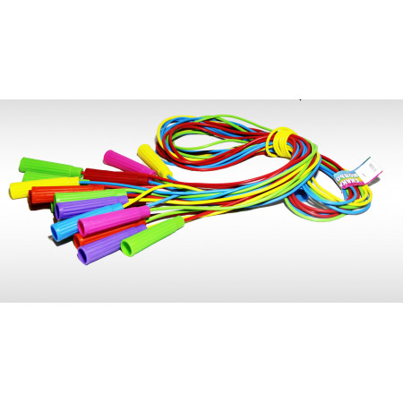 Скакалка резинова кольорова 21290 (100) довжина 2,4 м. товщина 5 мм. "M Toys"